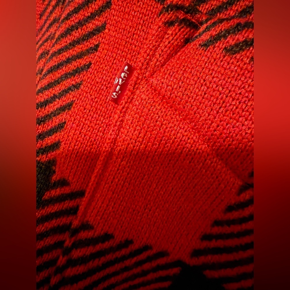 Levi's Trouss Buffalo Plaid Cardigan Sweater - Picture 7 of 7